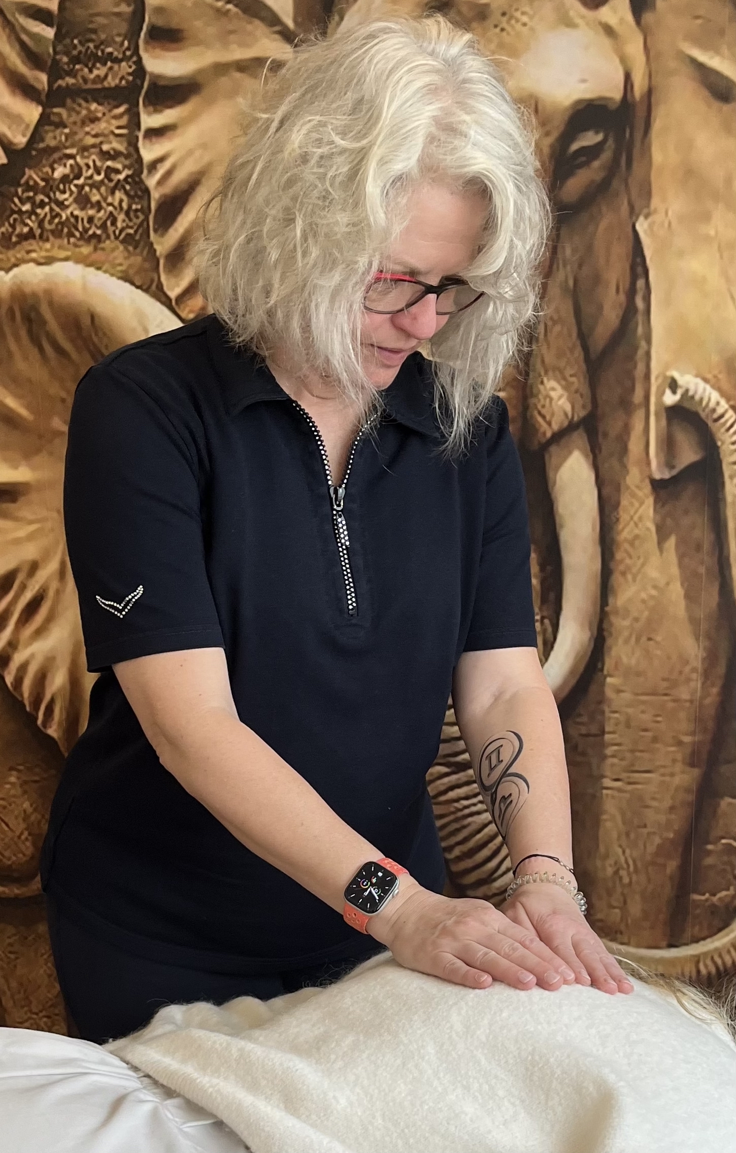 Handauflegen bei der Einleitung